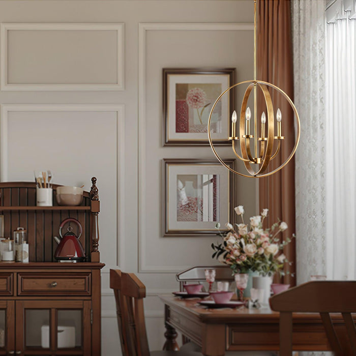 Art Deco Crest Pendant Light