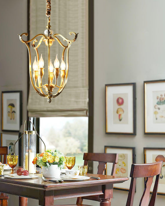 Art Deco Crest Pendant Light