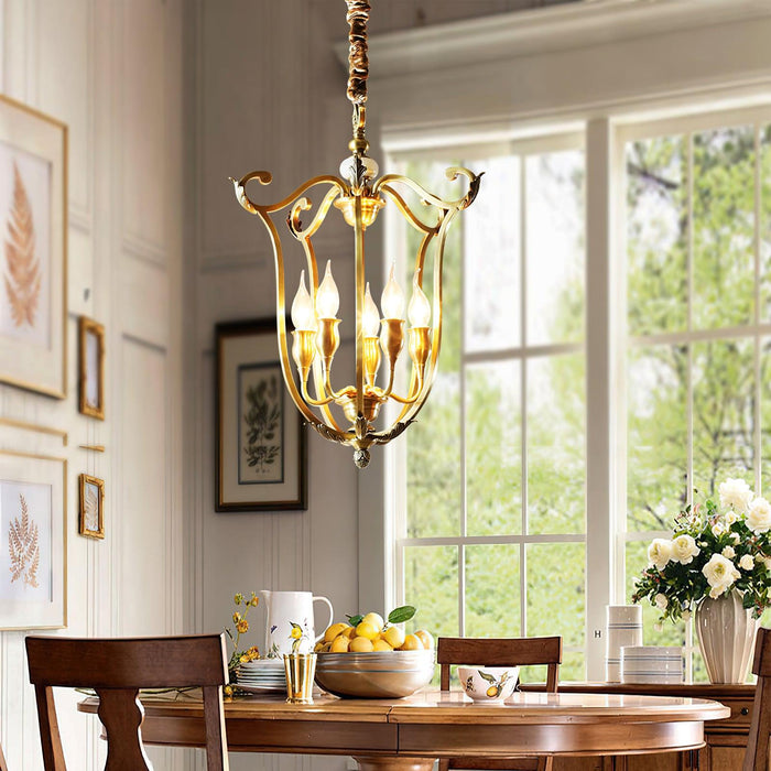Art Deco Crest Pendant Light