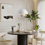 Art Flying Saucer Pendant Lamp 13.8"