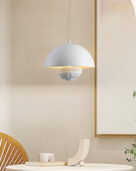Art Flying Saucer Pendant Lamp 13.8"