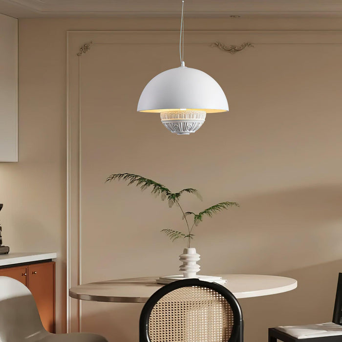 Art Flying Saucer Pendant Lamp 13.8"
