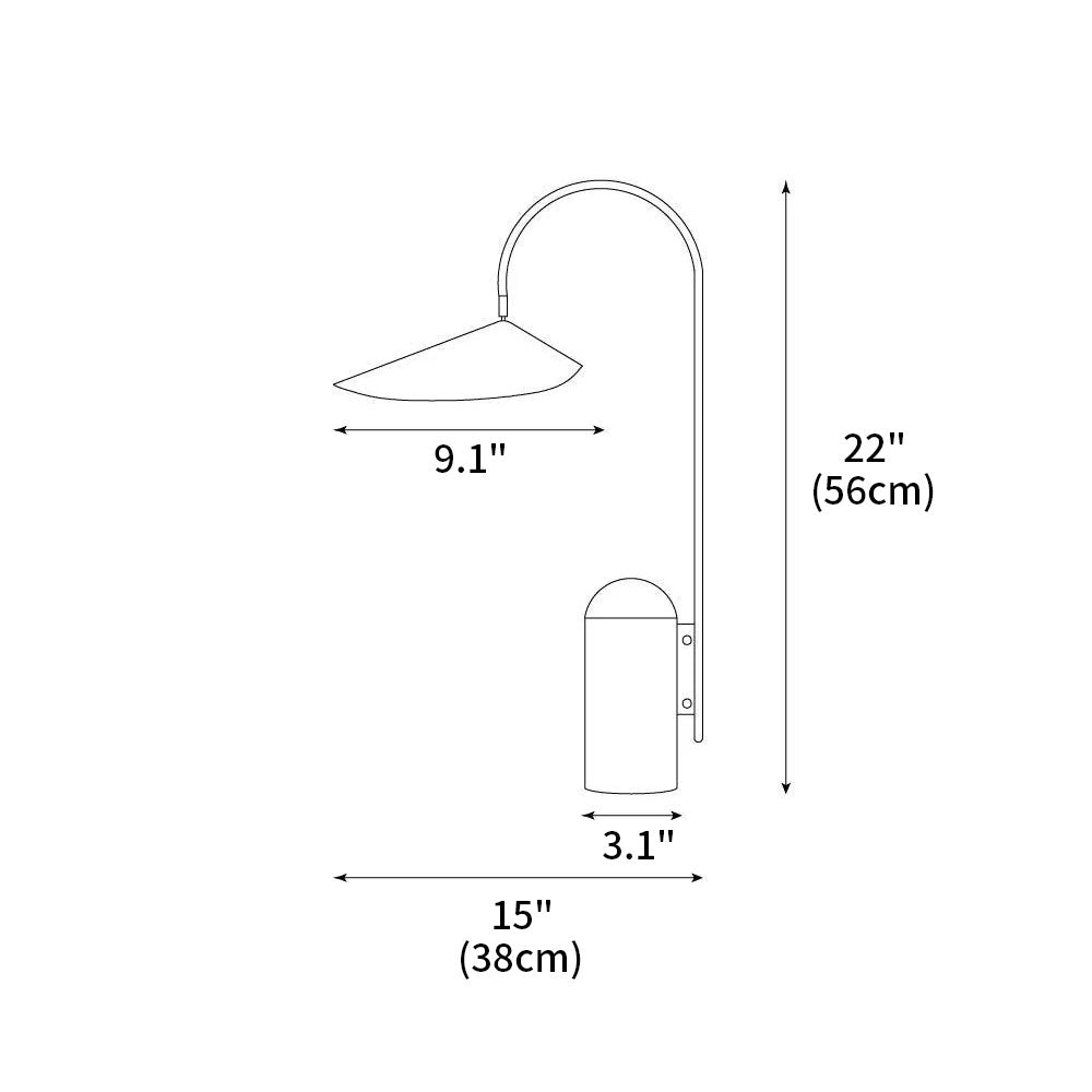 Arum Table Lamp 15"