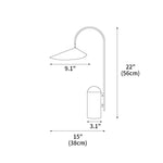 Arum Table Lamp 15"