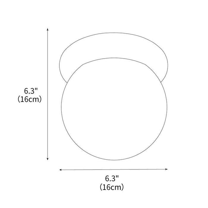 Asteroid Ceiling Lamp 6.3"