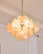 Aurelia Apricot Murano Glass Chandelier