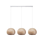 Aurora Whorl Wood Pendant Lamp