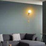 Ava Brass Wall Lamp