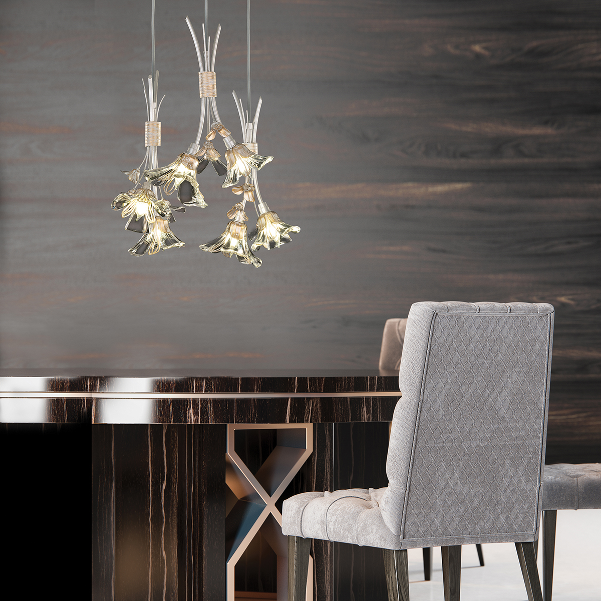 AZU 22" W Round Pendant