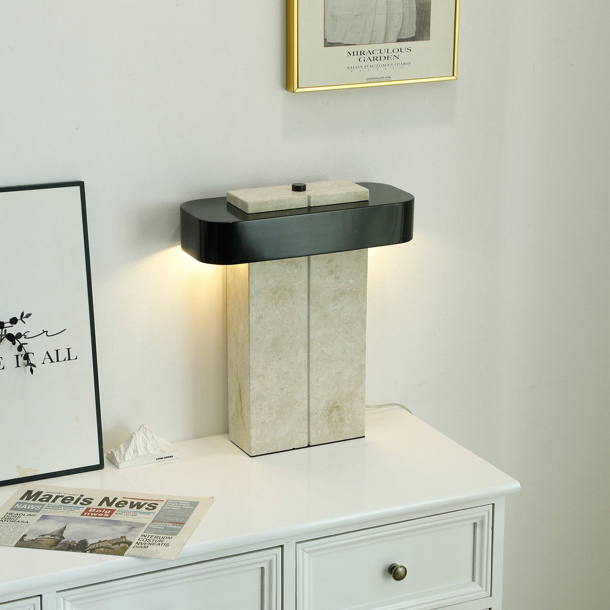 Bastion Marble Table Lamp