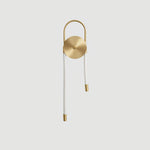 Bead Cascade Loop Wall Lamp