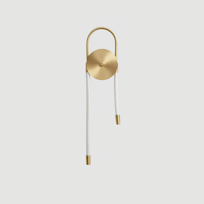 Bead Cascade Loop Wall Lamp