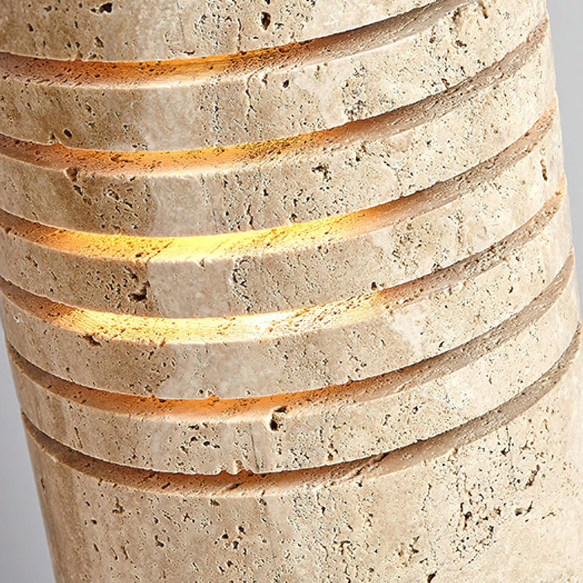 Big Stone Bucket Floor Lamp 6.9"