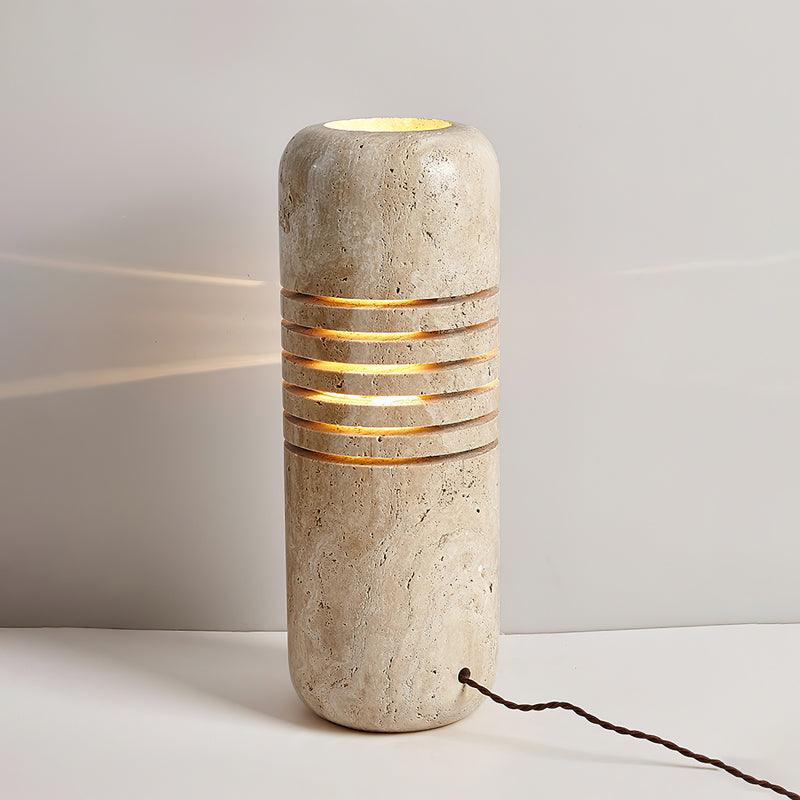 Big Stone Bucket Floor Lamp 6.9"