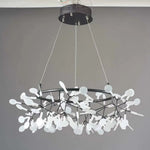 Black Big O Firefly LED Chandelier