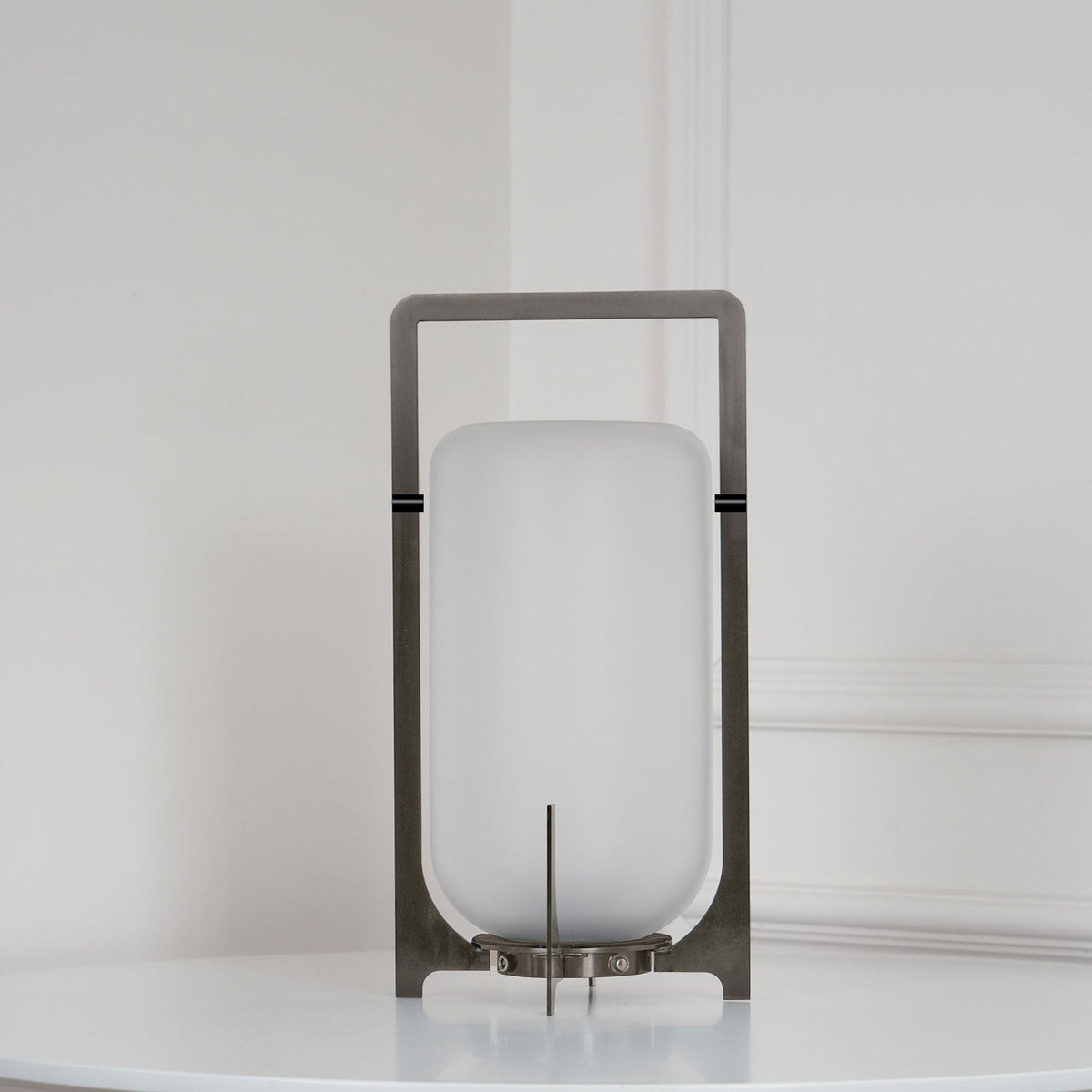 Black Twilight Lantern Table Lamp