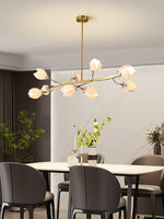 Porcelain Magnolia Chandelier