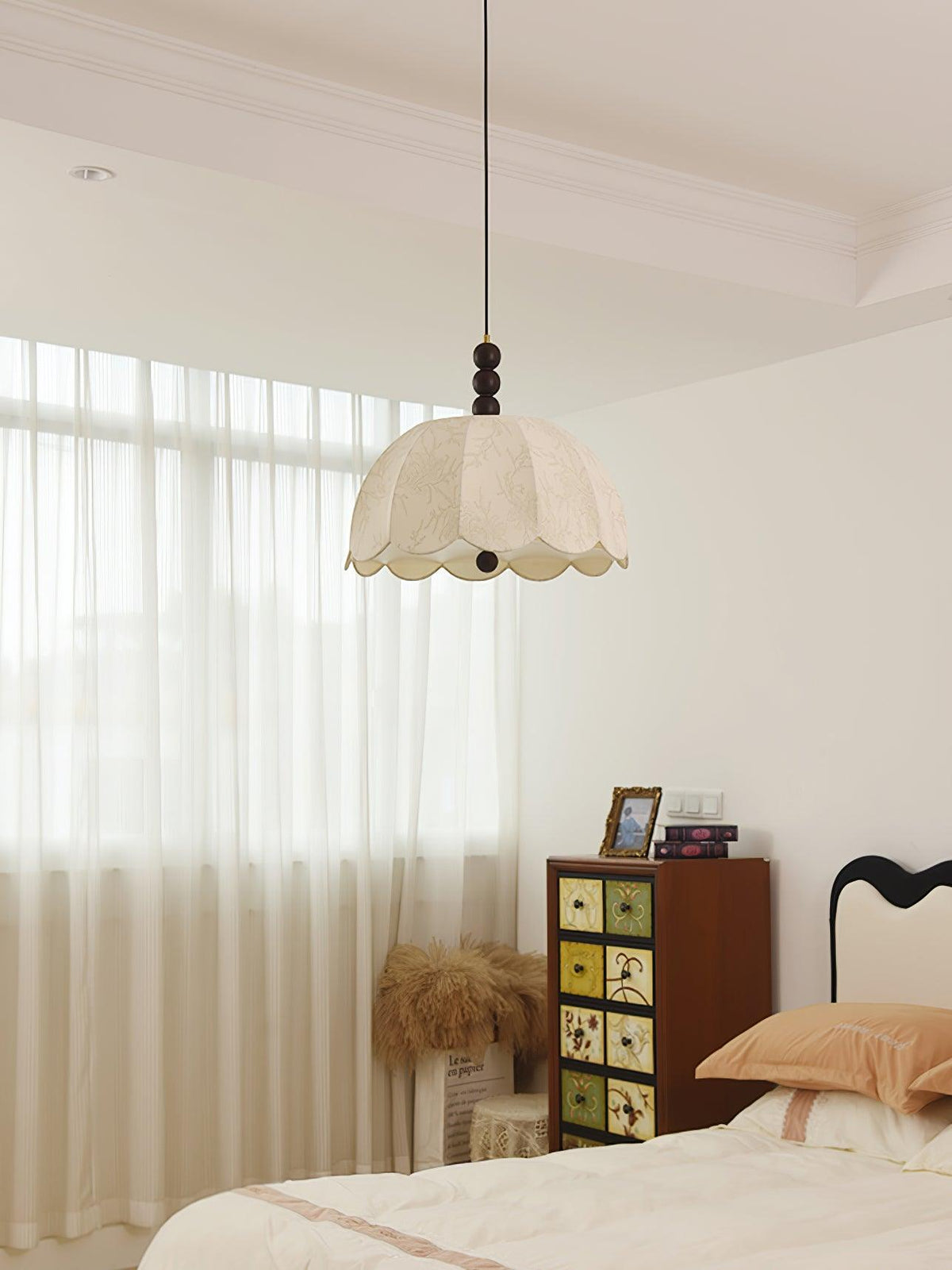 Blossom Fabric Pendant Light 21.7"