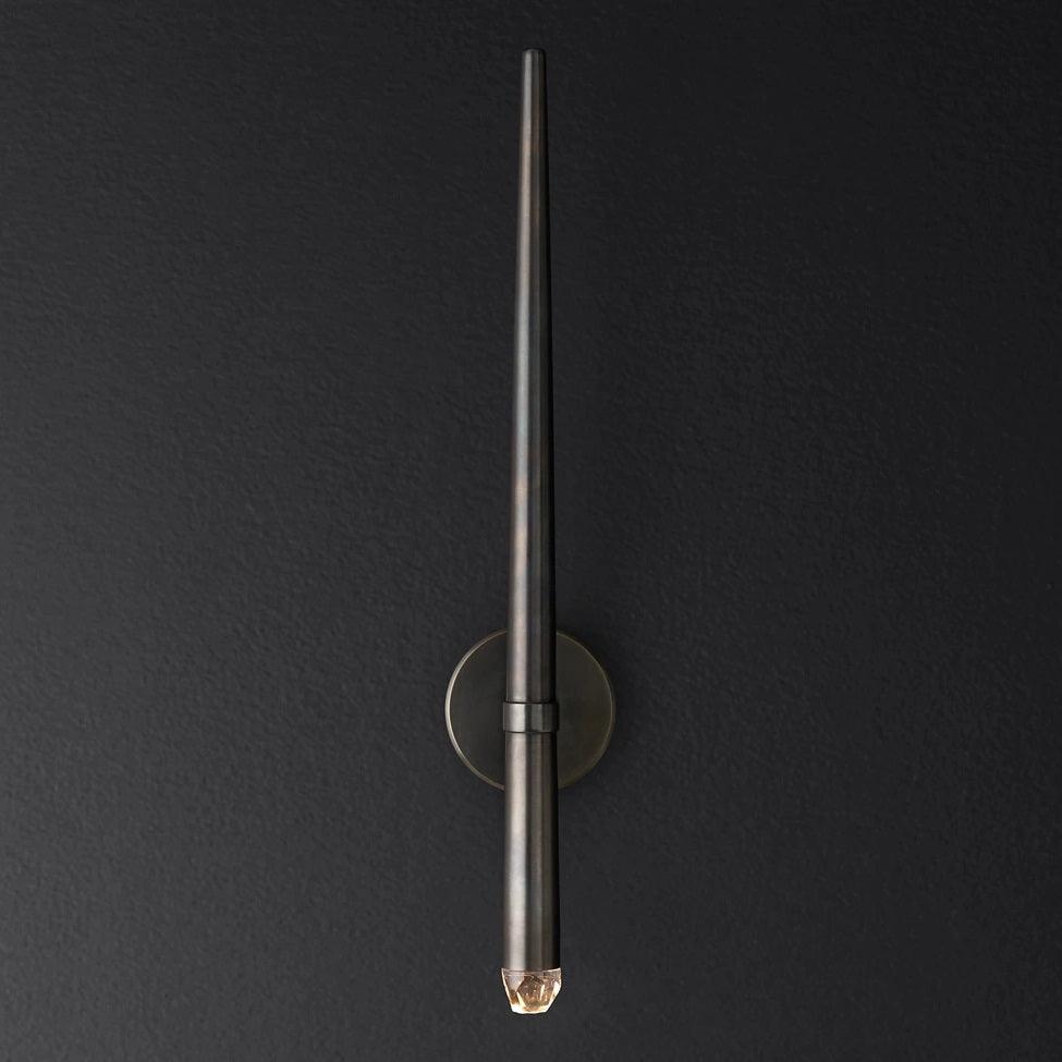 Brass Cone Wall Lamp