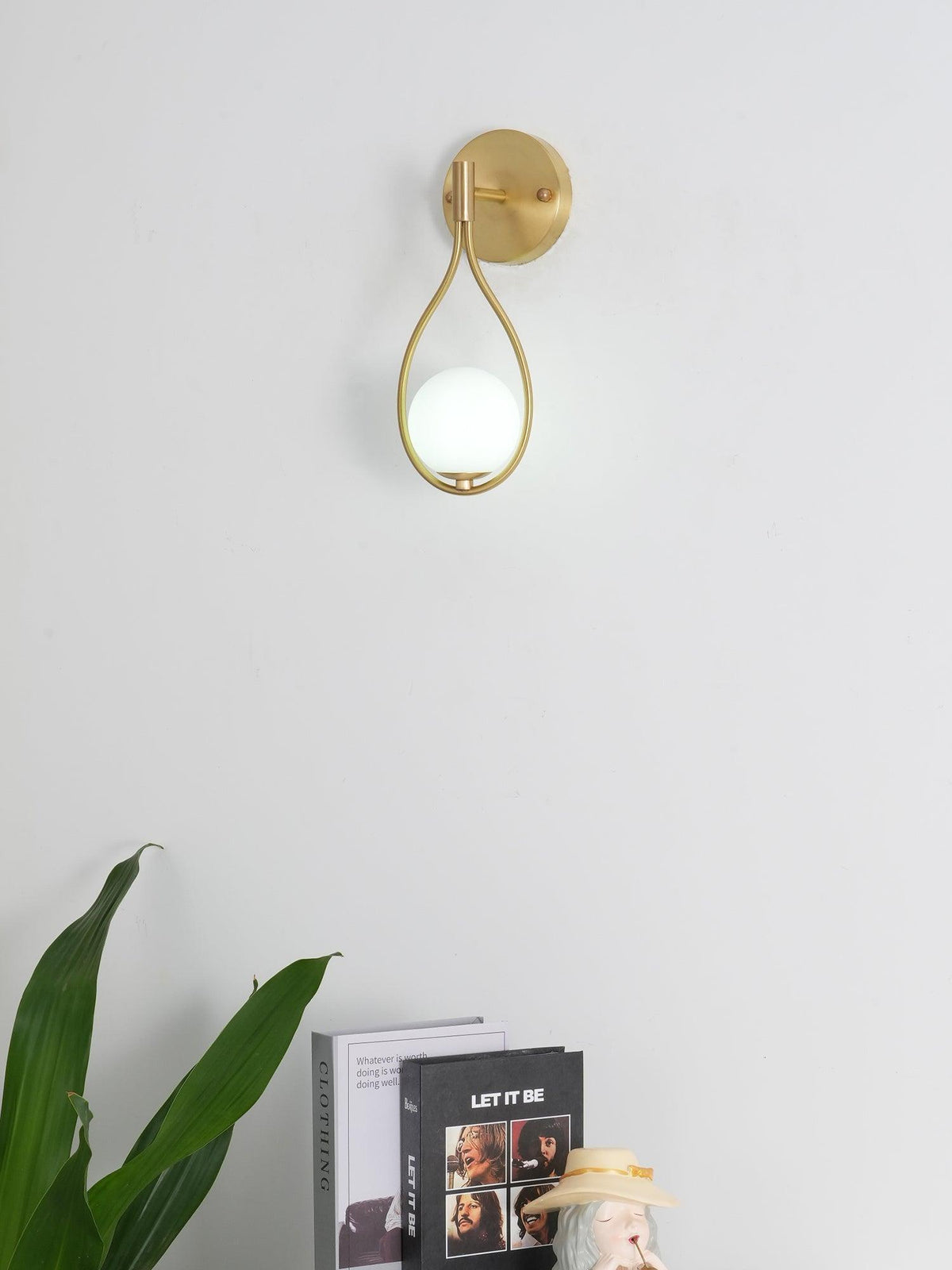 Brass Vanity Wall Lamp 5.3"