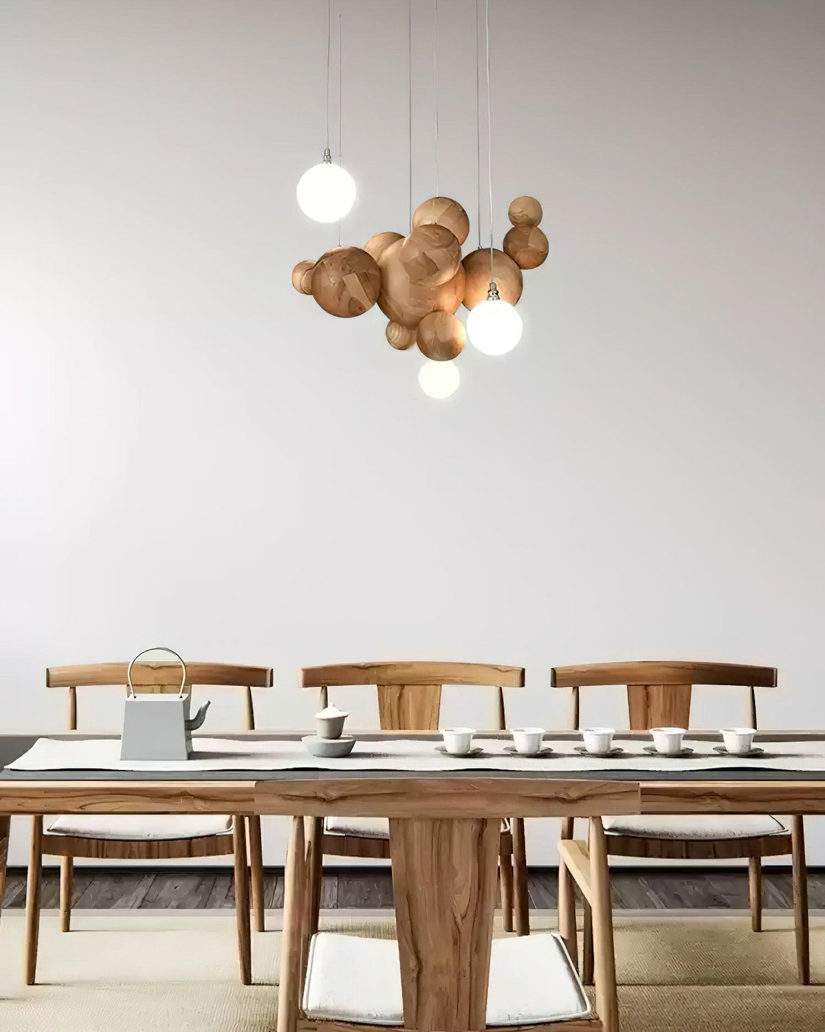 Bubble Ball Chandelier 19.7"