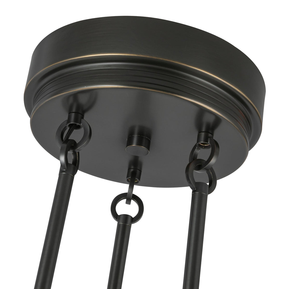 Colette LED Chandelier Urban Bronze/Alabaster