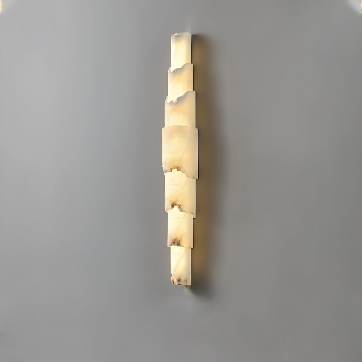 Cascading Alabaster Wall Sconce