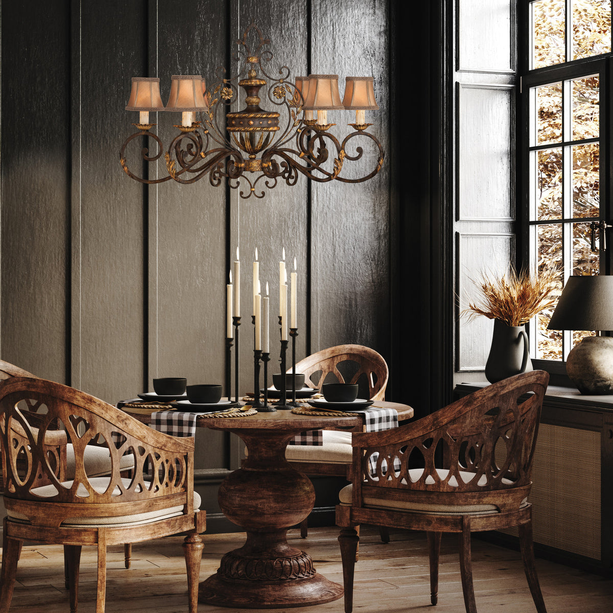 CASTILE 39" W Oblong Chandelier