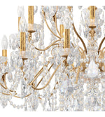 Century Chandelier, 28-Light, French Gold, Clear Heritage Crystal, 42.5"W (1718-26 17QYU4)
