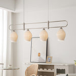 Ceramic Ribbed Pendnat Light