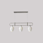 Ceramic Ribbed Pendnat Light