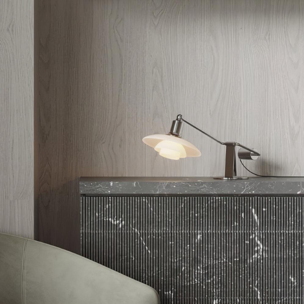 Chrome Piano Table Lamp 7.9"