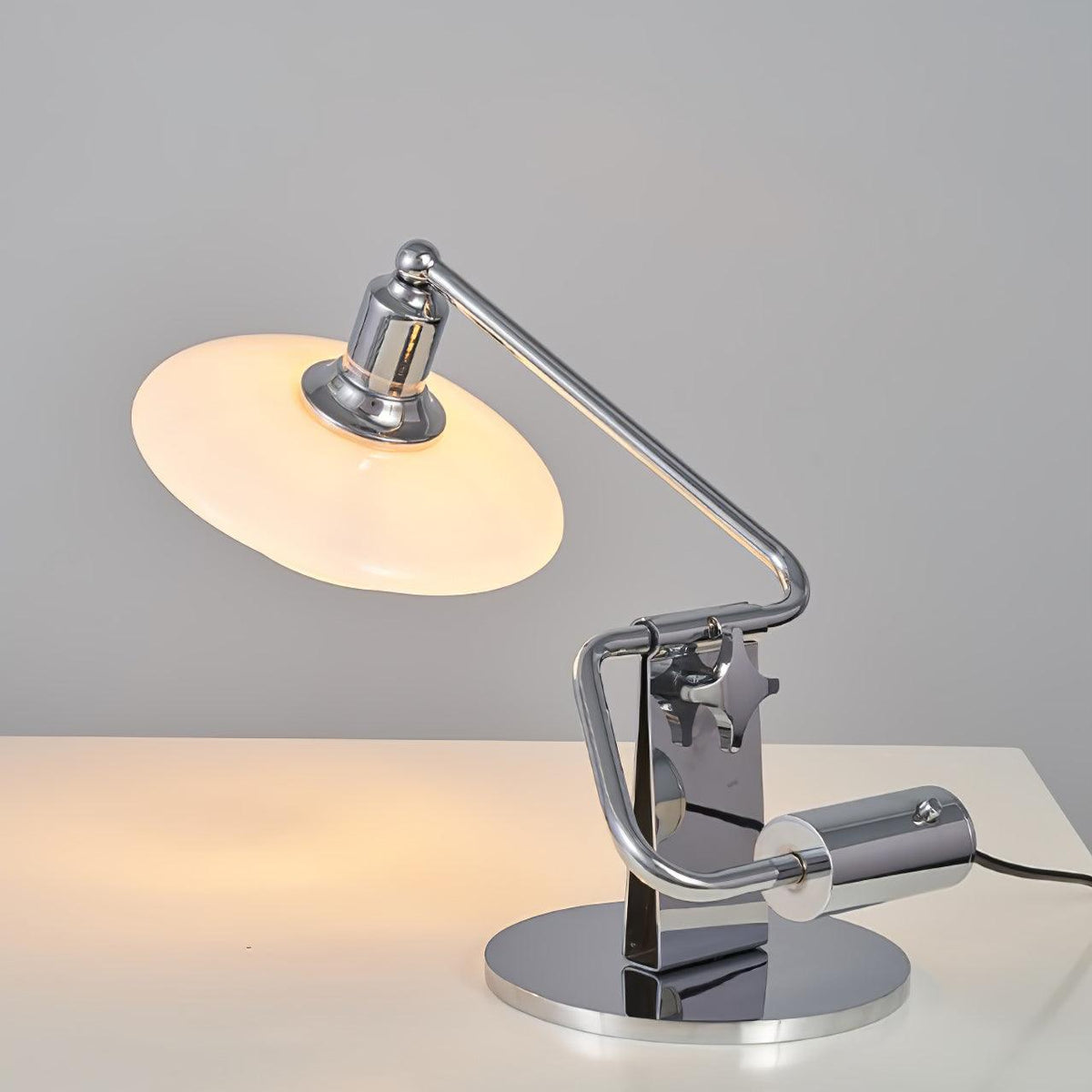 Chrome Piano Table Lamp 7.9"