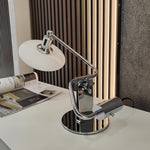 Chrome Piano Table Lamp 7.9"