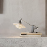 Chrome Piano Table Lamp 7.9"