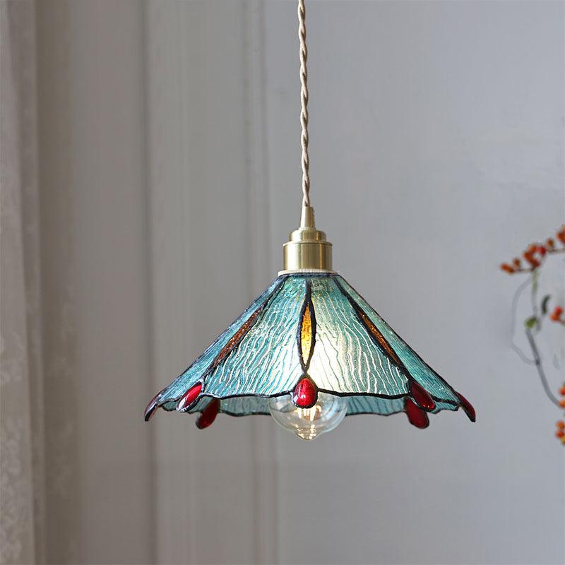 Colorful Stained Glass Pendant Light