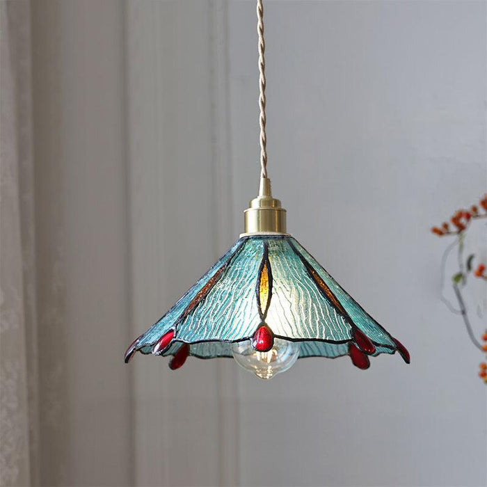 Colorful Stained Glass Pendant Light