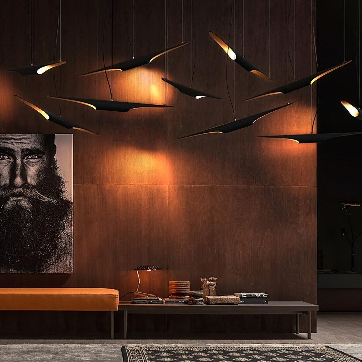 Coltrane Pipe Pendant Light 23.6"