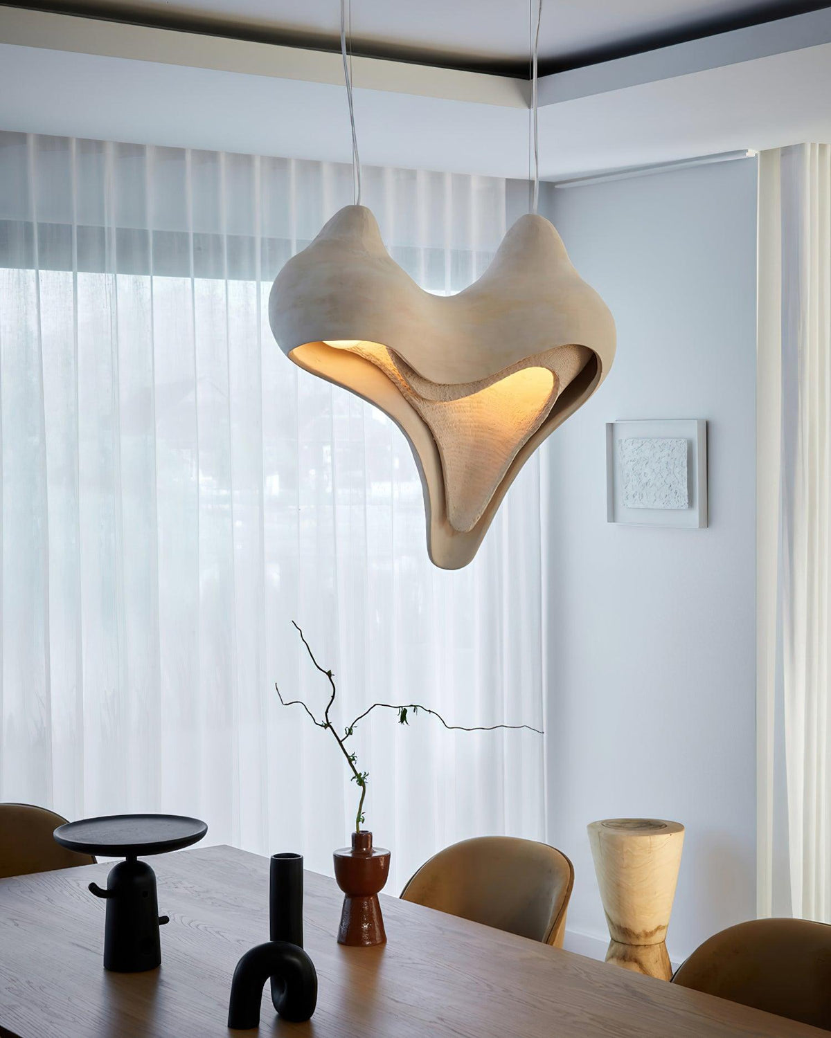 Conch Resin Pendant Lamp 9.8″