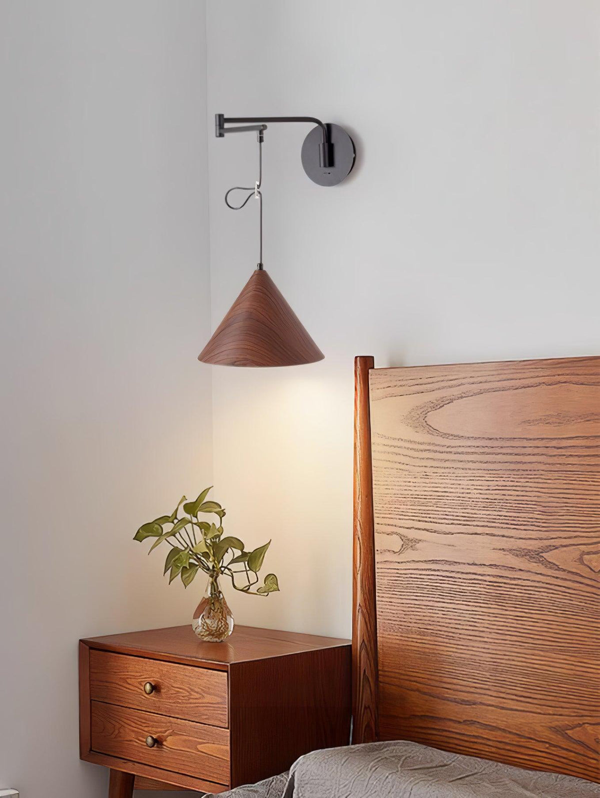 Cone Swing Arm Wall Lamp