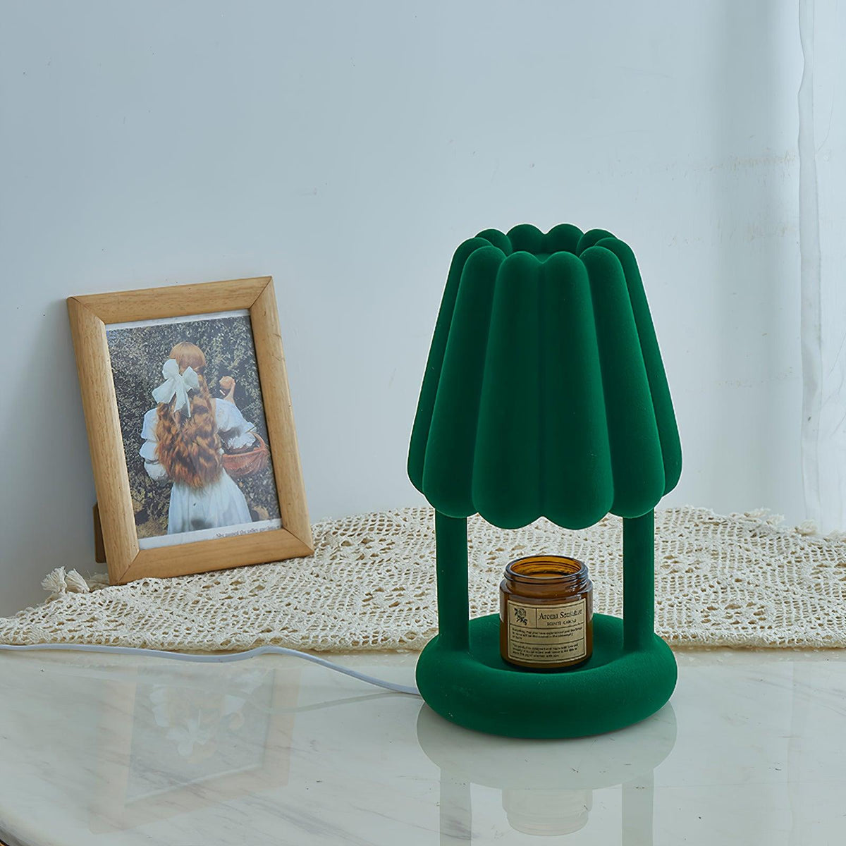 Coral Ice Cream Table Lamp 6.3"