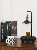 Cordero Wooden Stool Table Lamp 7.9"
