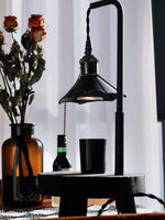 Cordero Wooden Stool Table Lamp 7.9"