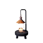Cordero Wooden Stool Table Lamp 7.9"