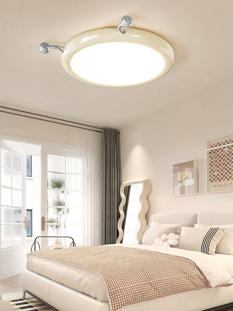 Cream Puffering Ceiling Light