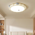 Cream Puffering Ceiling Light