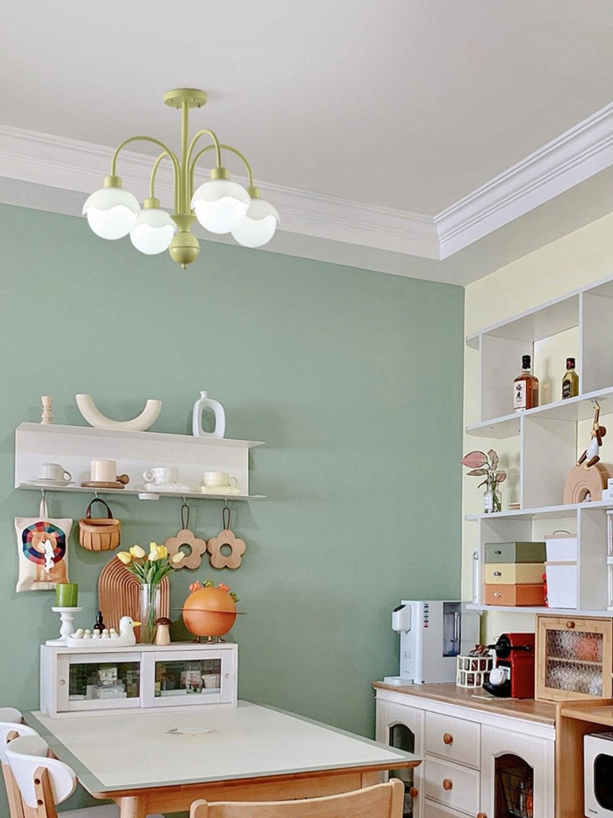 Creamy Lychee Matcha Chandelier