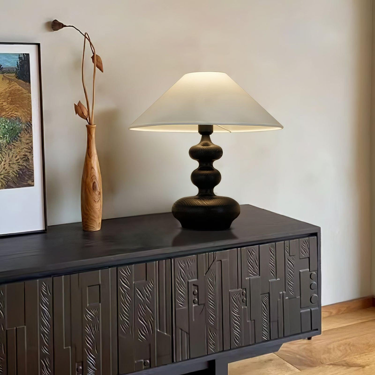 Gourd Table Lamp 15.7"