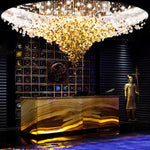 DIY Crystal Stone Chandeliers