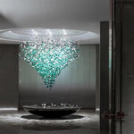 DIY Crystal Stone Chandeliers